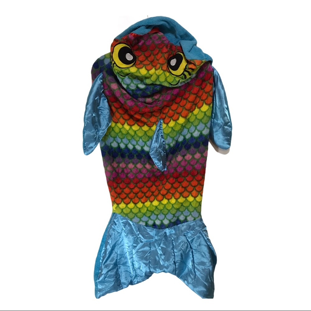 Snuggie fish costume